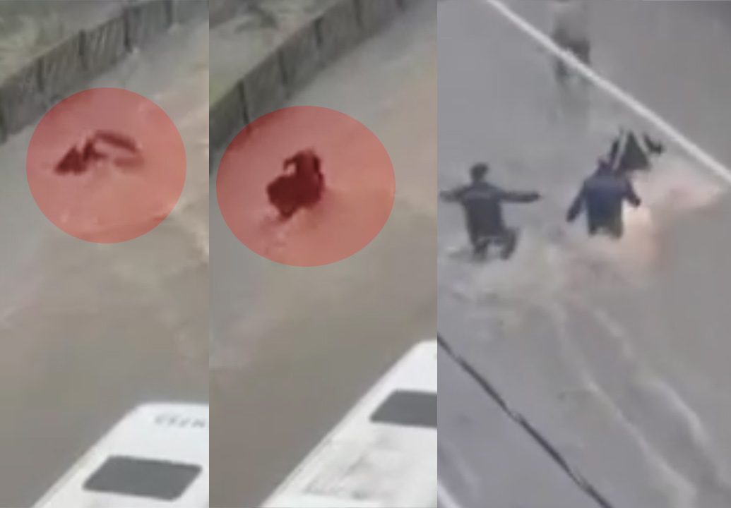 İstanbul'u sağanak ve fırtına vurdu. Yollar göle döndü, bir kadın suya kapıldı